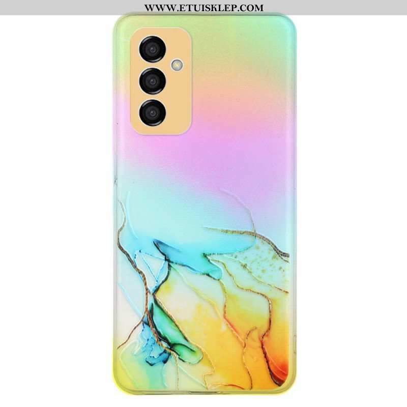 Etui do Samsung Galaxy M23 5G Marmur Z Efektem Lasera